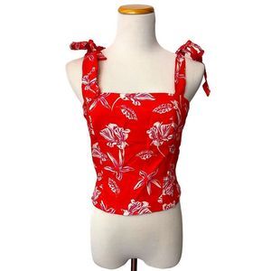 Josie linen blend top, size 4